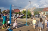 NA RYNKU W POŁAŃCU STANĘŁA KURTYNA WODNA