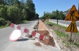 Wspólna inwestycja i wspólne finansowanie Gminy Połaniec oraz Powiatu Staszowskiego - przebudowa drogi powiatowej w kierunku elektrowni oraz remont chodnika w Zrębinie 