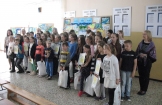 UROCZYSTOŚĆ WRĘCZENIA NAGRÓD Z  GMINNEGO  KONKURSU  PLASTYCZNO – LITERACKIEGO  POD  HASŁEM  „PŁYNIE , WISŁA  PŁYNIE”