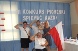 II MIEJSCE dla Zespołu „PÓŁNUTKI” z Warsztatu Terapii Zajęciowej