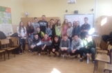 Jarek z Kabaretu Skeczów Męczących w ruszczańskiej szkole